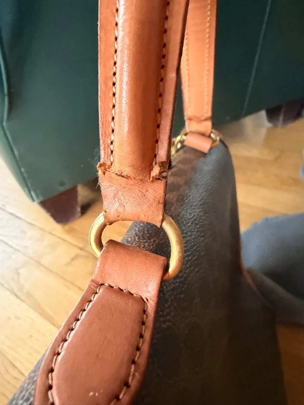 Celine Macadam Blason Triomphe Handbag Shoulder Bag vintage - Picture 7 of 12